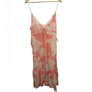 H&M Pink and Cream Dress